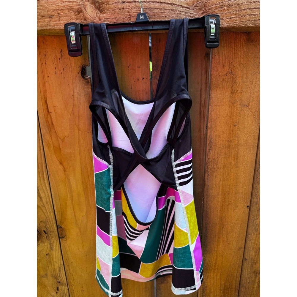 Women's FILA SPORT Cross Back Tank Top Multi-colored, Size M - Picture 3 of 5
